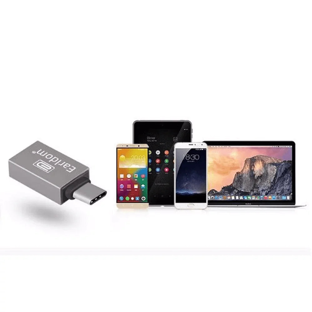 Earldom et-ot06 type-c adapter - gold - cables & chargers | charging cables & adapters