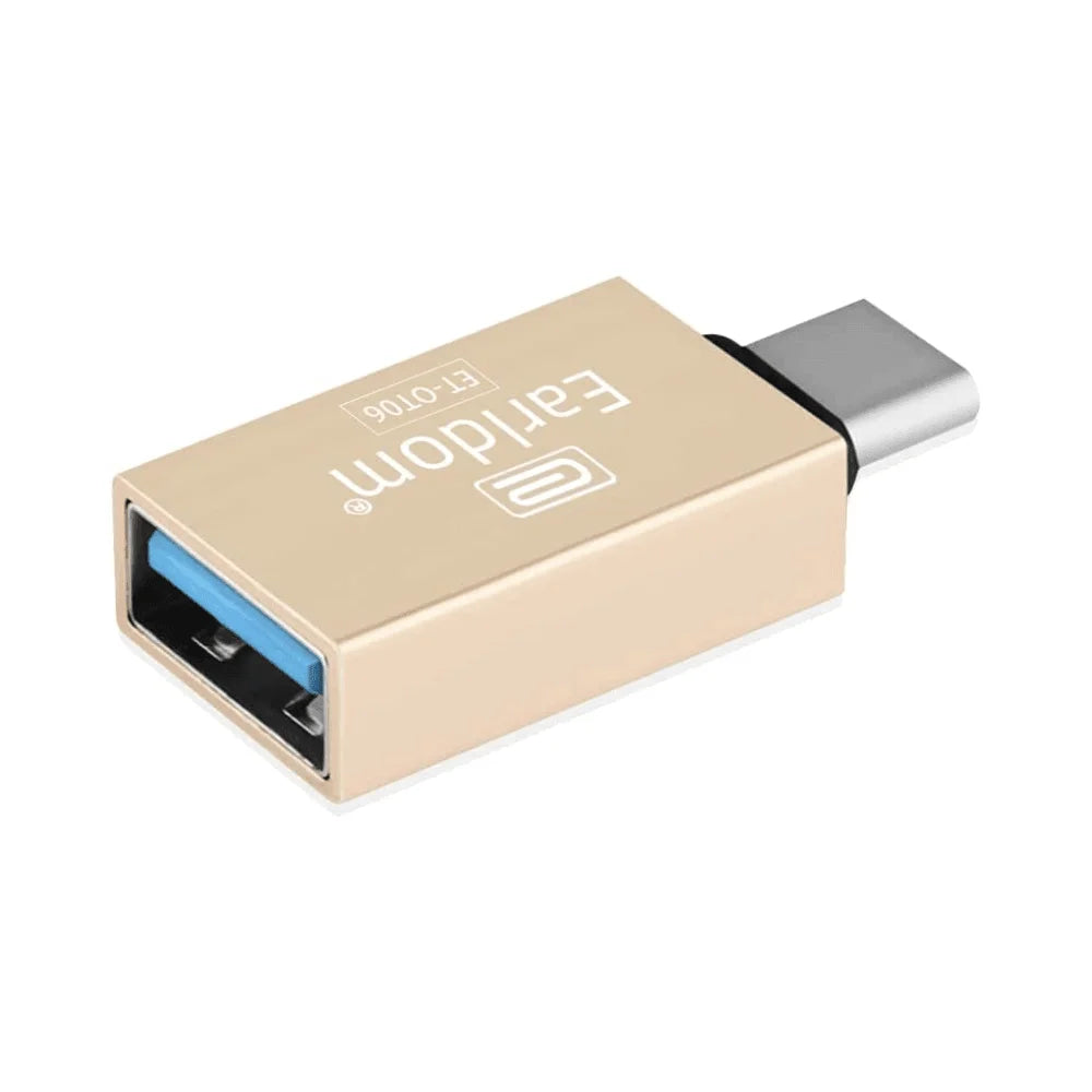 Earldom et-ot06 type-c adapter - gold - cables & chargers | charging cables & adapters