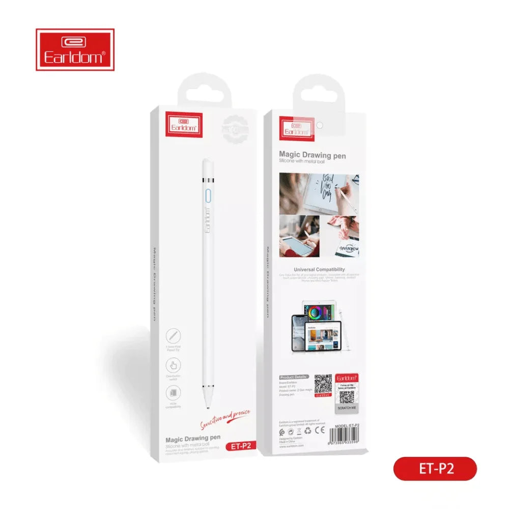Earldom pro tablet capacitive active stylus touch pen for apple ipad touch - cables & chargers | mobile essential