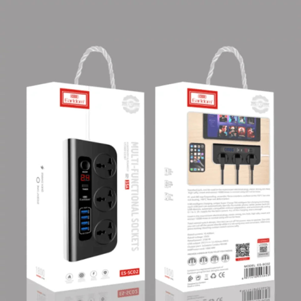 Earldom sc02 digital multifunctional power sockets - cables & chargers | power socket