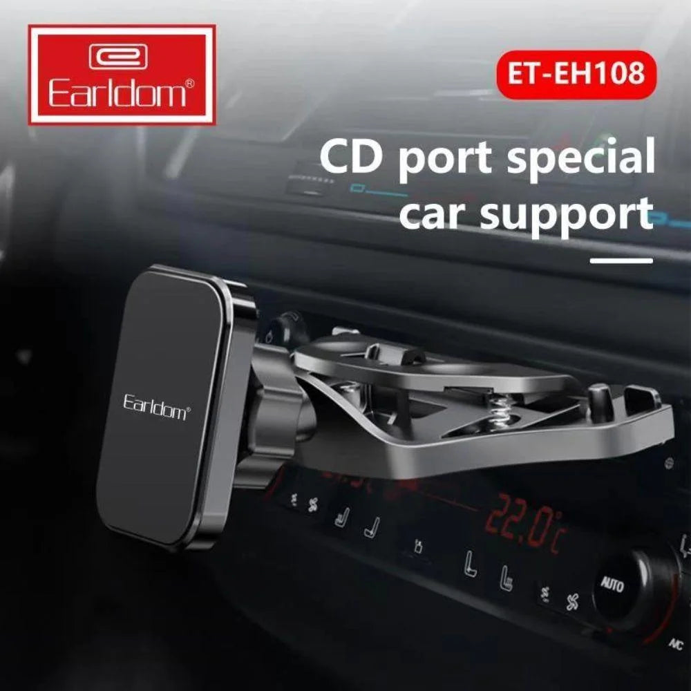 Earldom universal magnetic cd holder - eh108 auto port mount - cables & chargers | car essentials