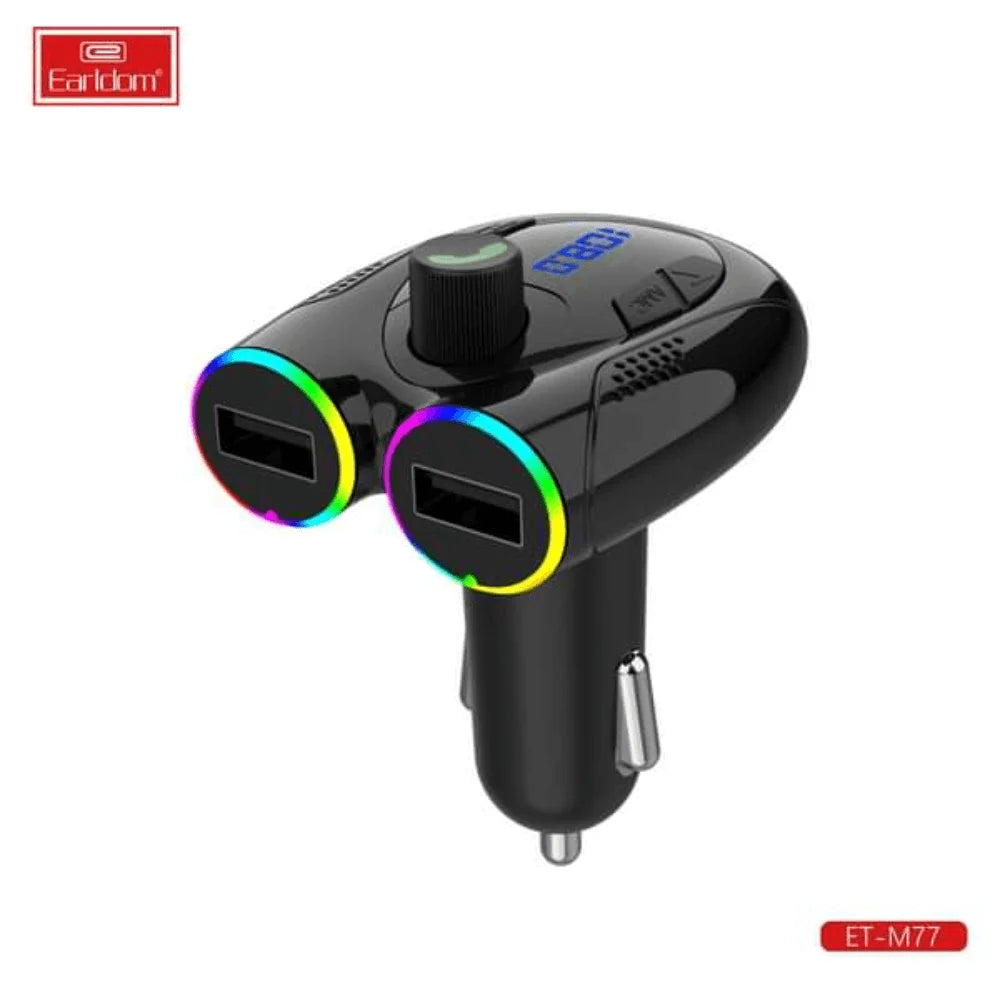 Earldom wireless car kit 2 usb and bluetooth auditory feast et-m77 - cables & chargers | car essentials