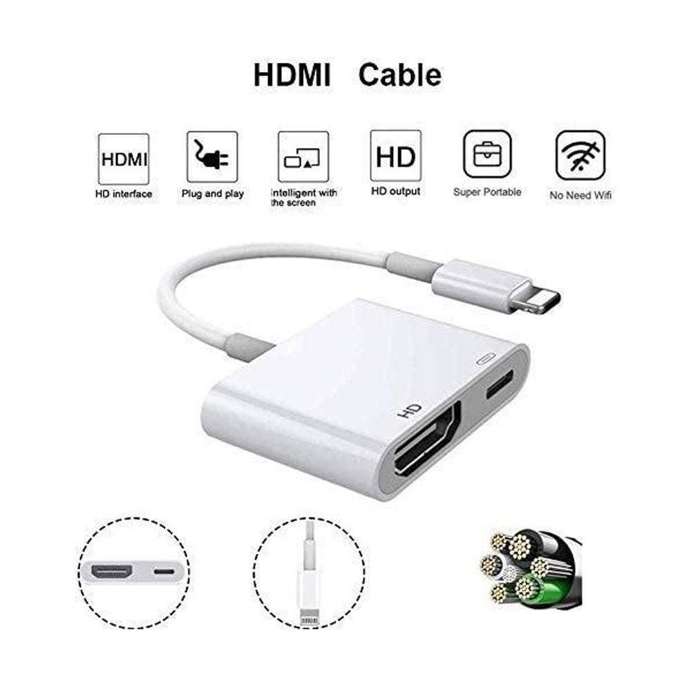 Lighting to hdmi adaptor l8-3se - cables & chargers | charging cables & adapters