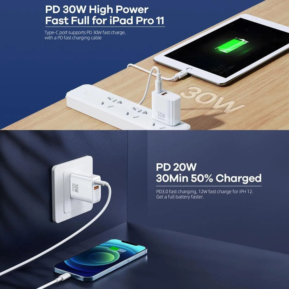 Remax dual-port fast charge rp-u82 - cables & chargers | charging cables & adapters
