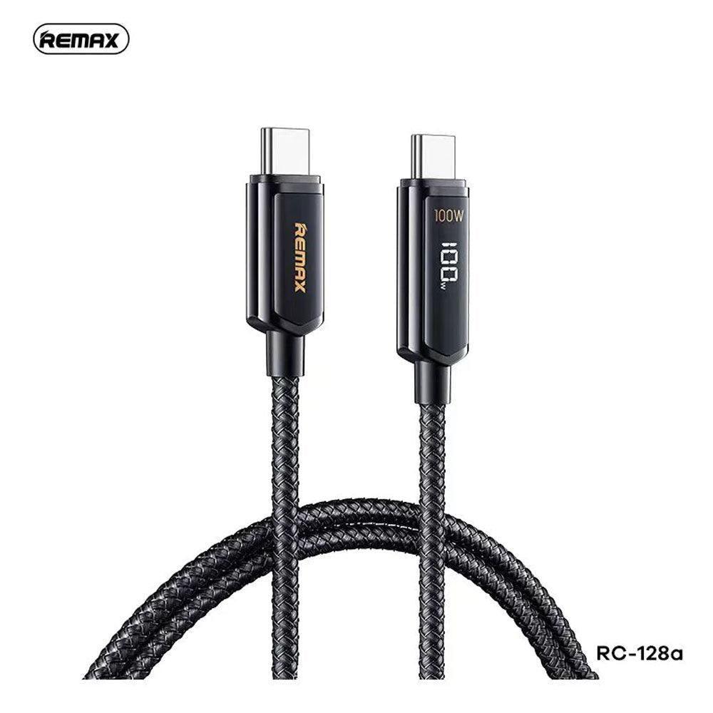 Remax rc-128a remine series 100w digital display type-c - cables & chargers | charging cables & adapters