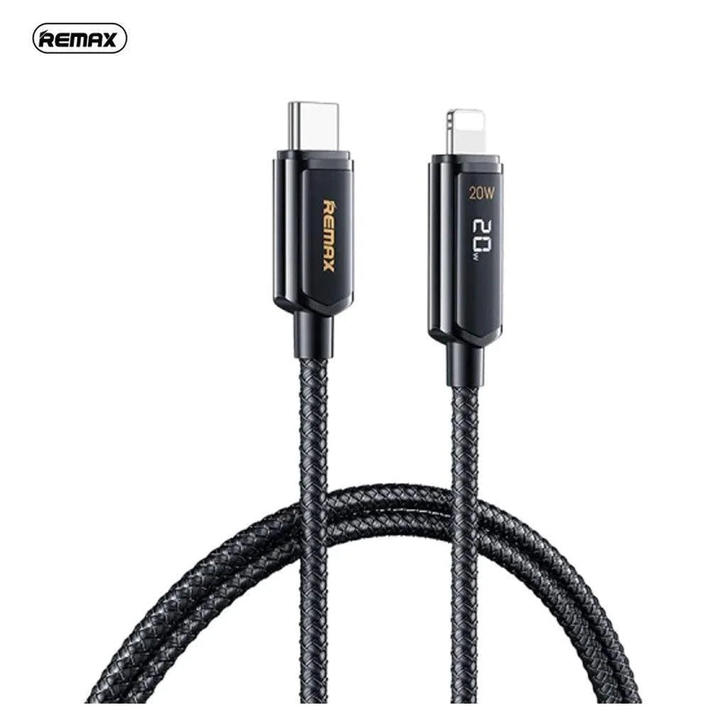Remax rc-128i remine series 20w iphone cable with digital display - cables & chargers | charging cables & adapters