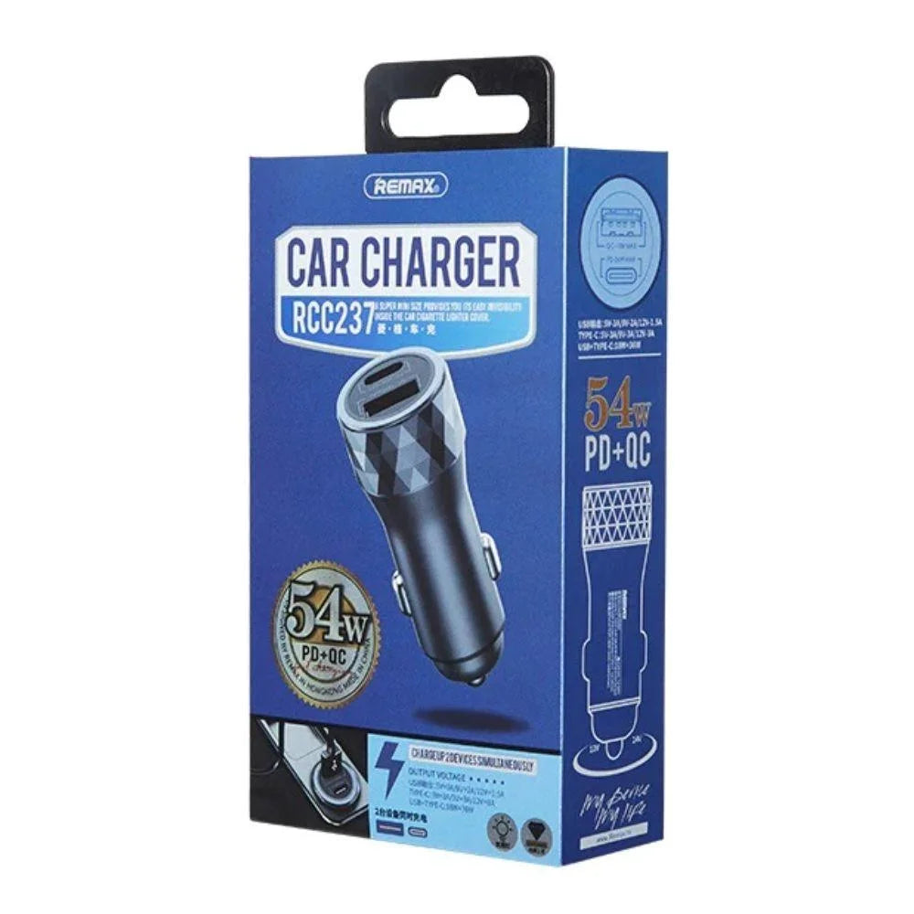 Remax rcc237 linger series 54w pd + qc multi-compatible - cables & chargers | car essentials