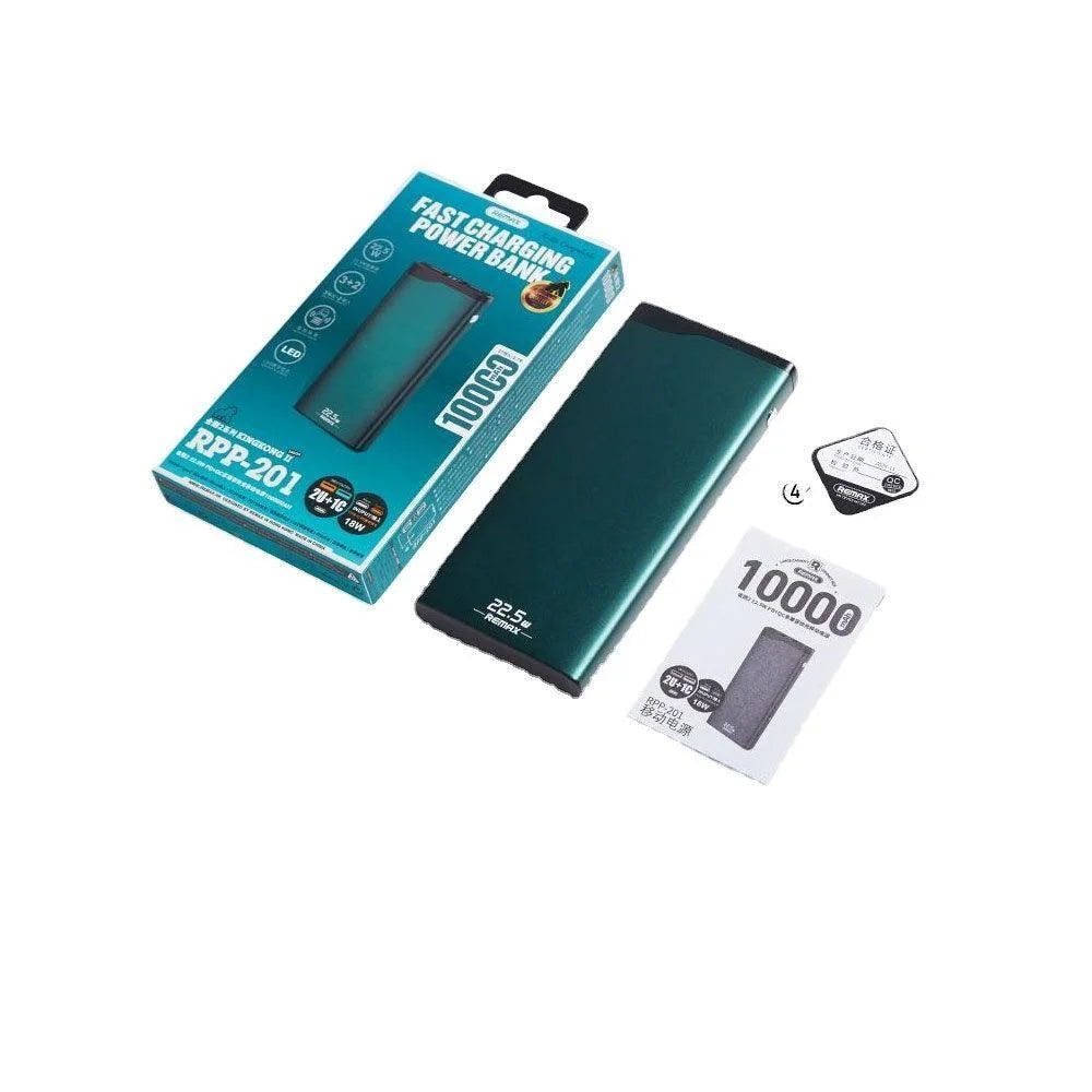 Remax rpp-201 10000mah multi-compatible fast charging power bank - cables & chargers | power bank