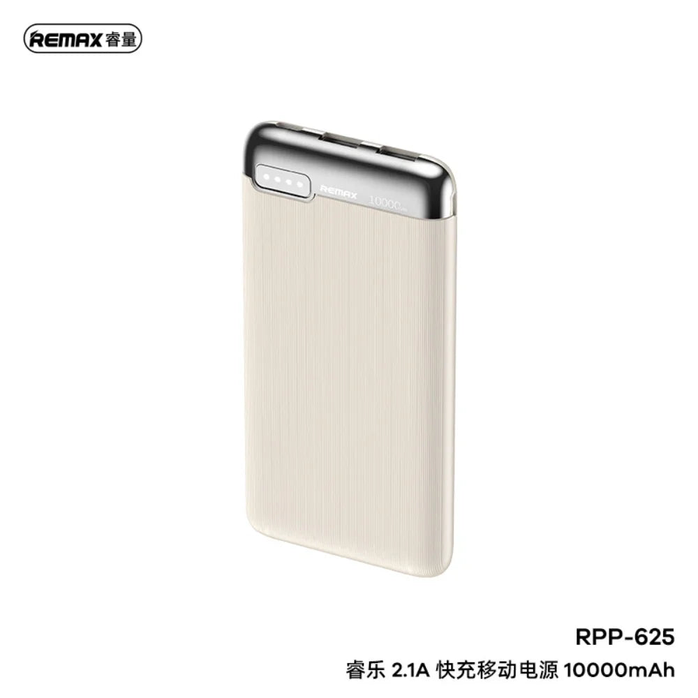 Remax rpp-625 power bank 10000mah fast charging solution - white - cables & chargers | power bank