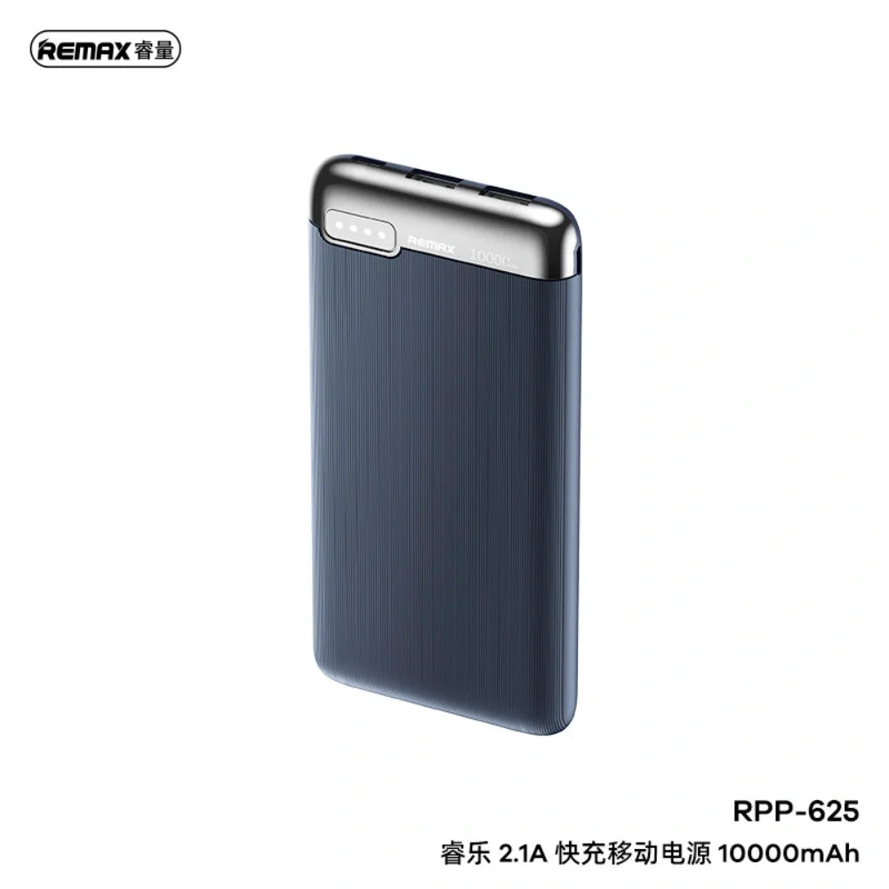 Remax rpp-625 power bank 10000mah fast charging solution - blue - cables & chargers | power bank
