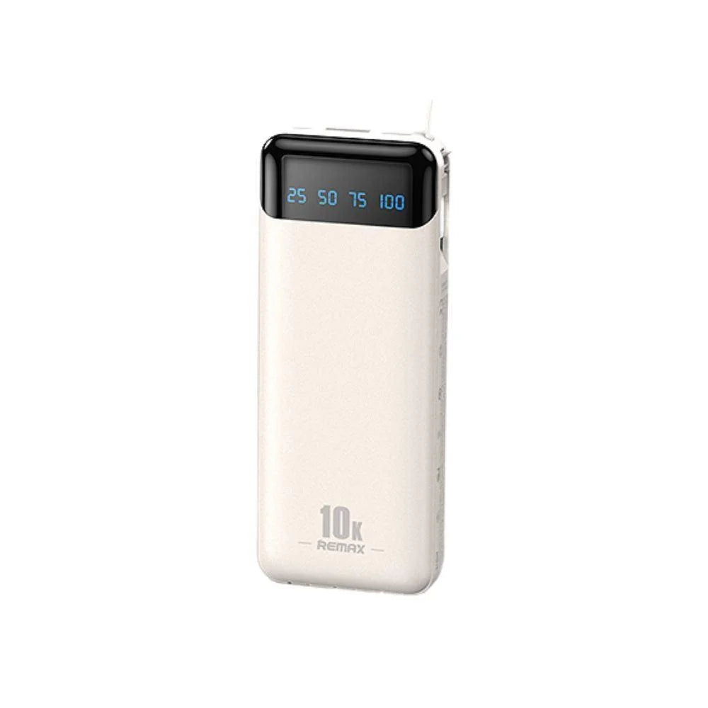 Remax rpp-86 jans ii series 2a cabled power bank - white - cables & chargers | power bank