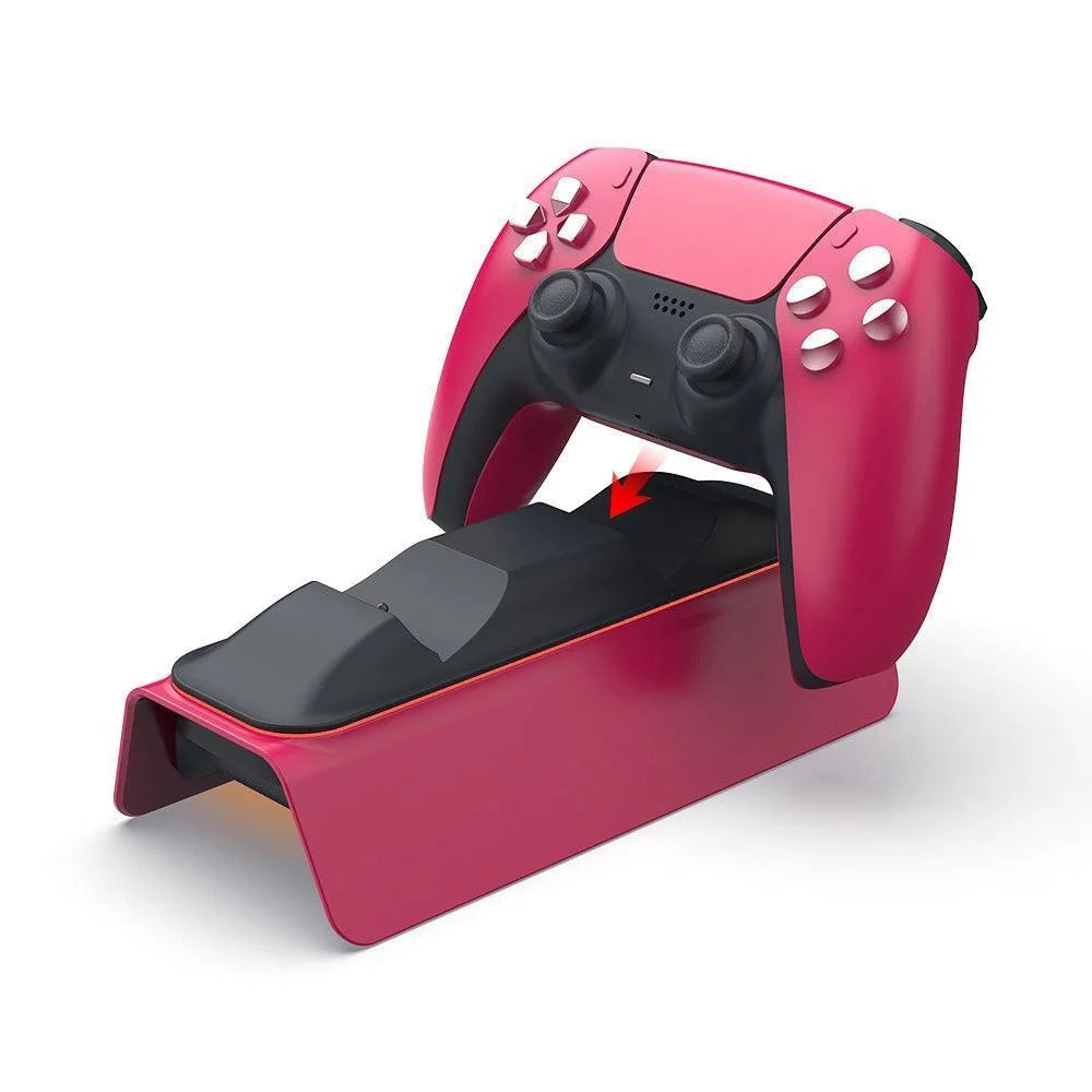 Stardust red dual charger base tp5-0521r - fast and efficient charging solution - console | ps5 essentials