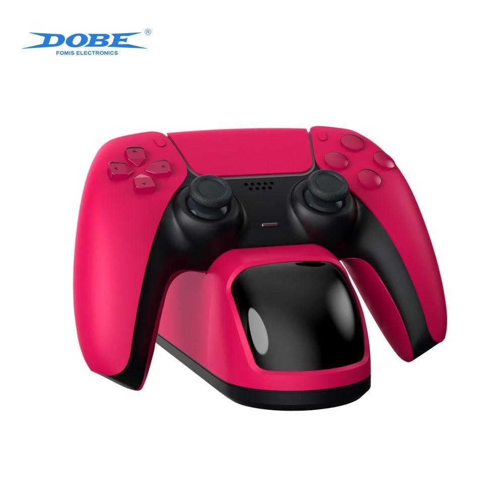 Stardust red handle dual charger base tp5-0515r - console | ps5 essentials