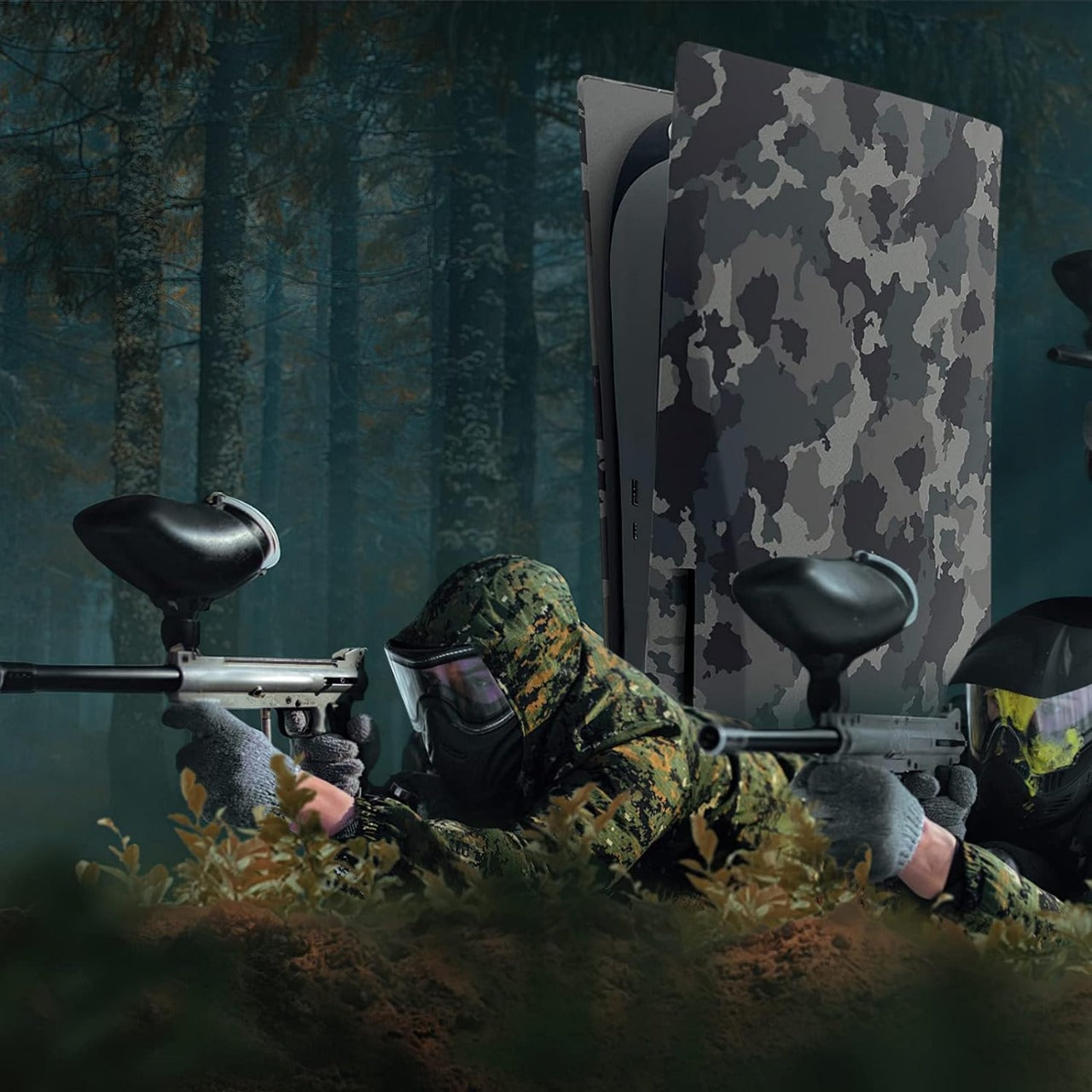 Camouflage Face Plates Cover Shell Panels for Ps5 Disc Edition Console - Gameonjo