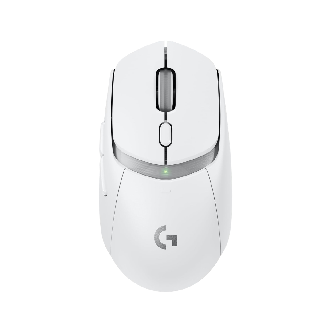 Logitech G309 Lightspeed Wireless Gaming Mouse, Lightweight, LIGHTFORCE Hybrid Switches, Hero 25K Sensor, 300+ Hour Battery Life with AA Battery, 6 Programmable Buttons, PC & Mac - White