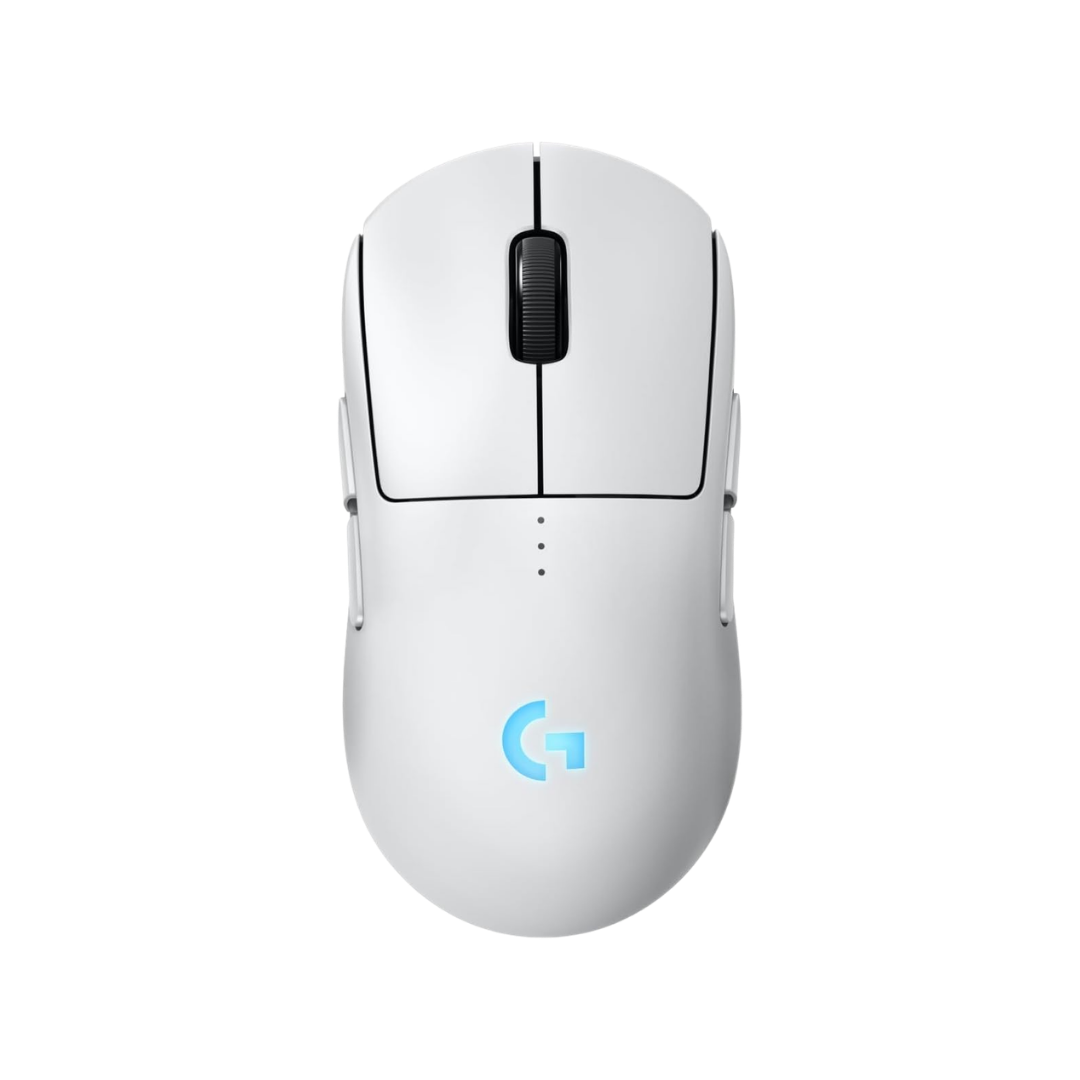 Logitech G PRO 2 Lightspeed Wireless Gaming Mouse, Right- or Left-Handed Mouse with up to 4 Customizable and Switchable Magnetic Side Buttons, 44K DPI Sensor, USB-C Charging, for PC/Mac - White