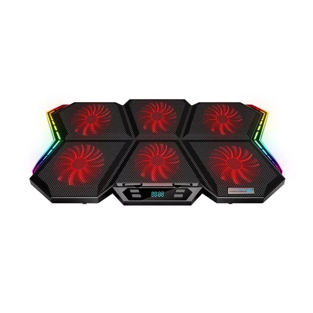 Coolcold K40 Rgb Laptop Cooler 6-fan - Gameonjo
