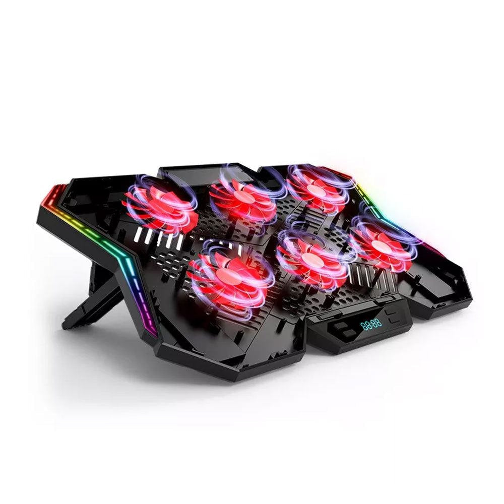 Coolcold K40 Rgb Laptop Cooler 6-fan - Gameonjo