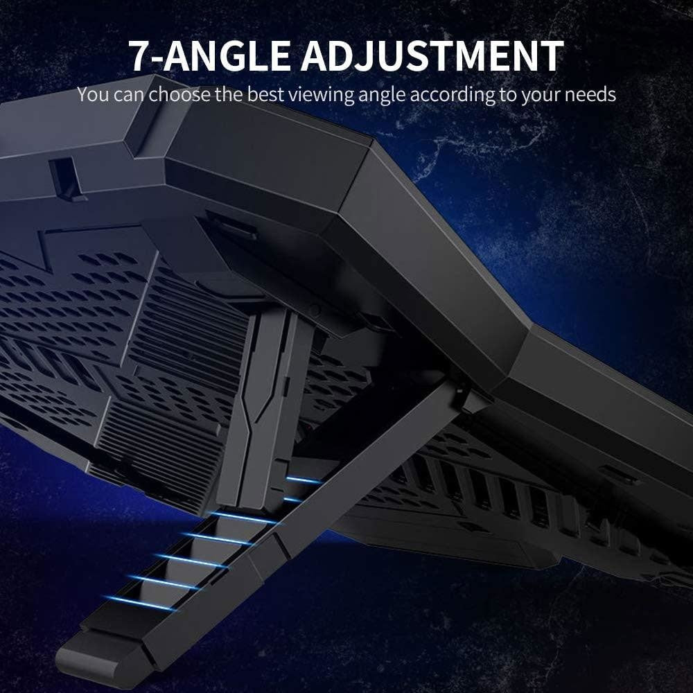 Coolcold K40 Rgb Laptop Cooler 6-fan - Gameonjo