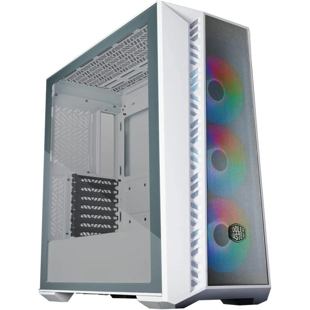 Cooler master masterbox 520 mesh white edition case - pc hardware