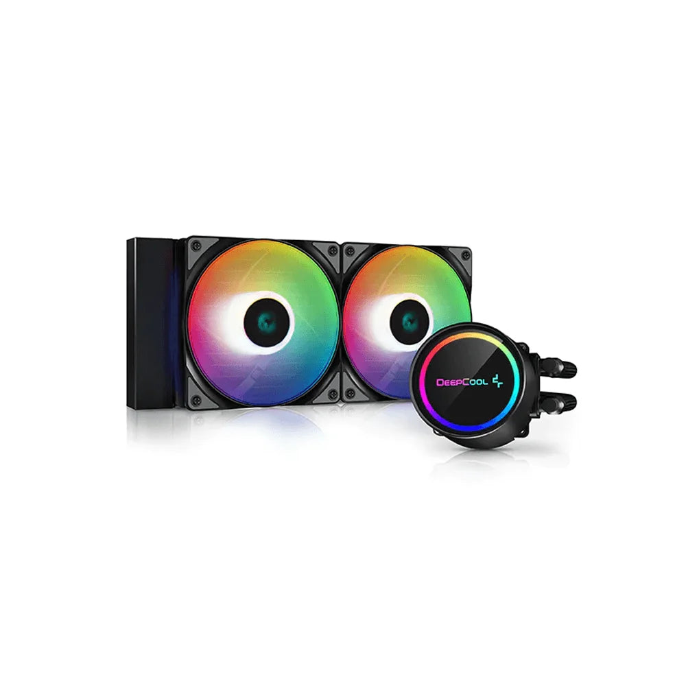 Deepcool gammaxx l240 a-rgb liquid cooling system for ultimate performance - coolers & power supply