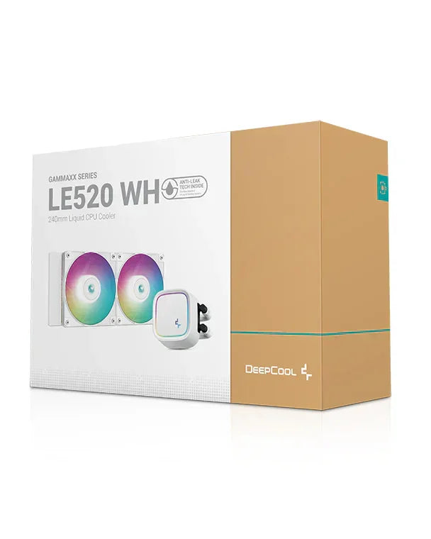 Deepcool le520 cooler: ultimate cooling solution for your pc - white