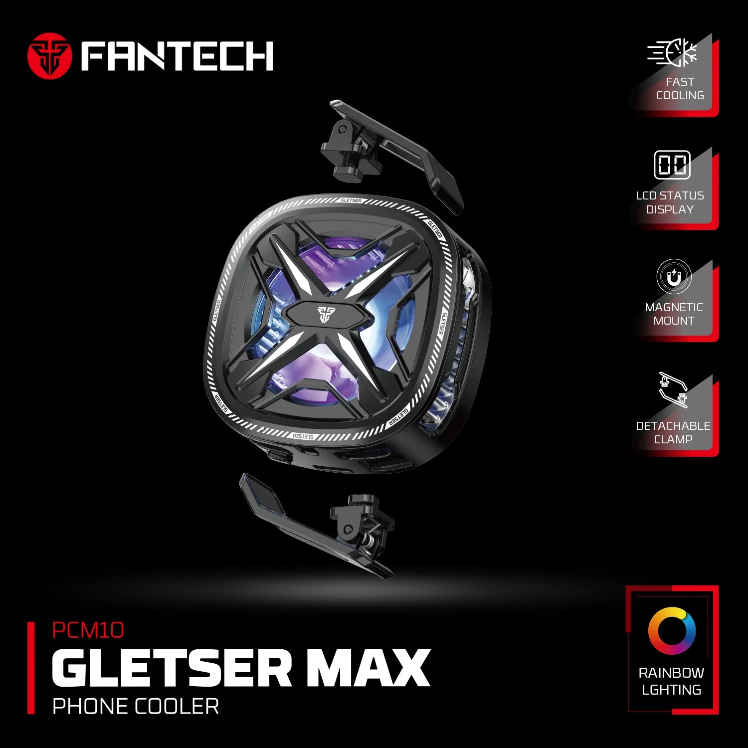 Fantech gletser max pcm10 phone cooler - cables & chargers | mobile essential