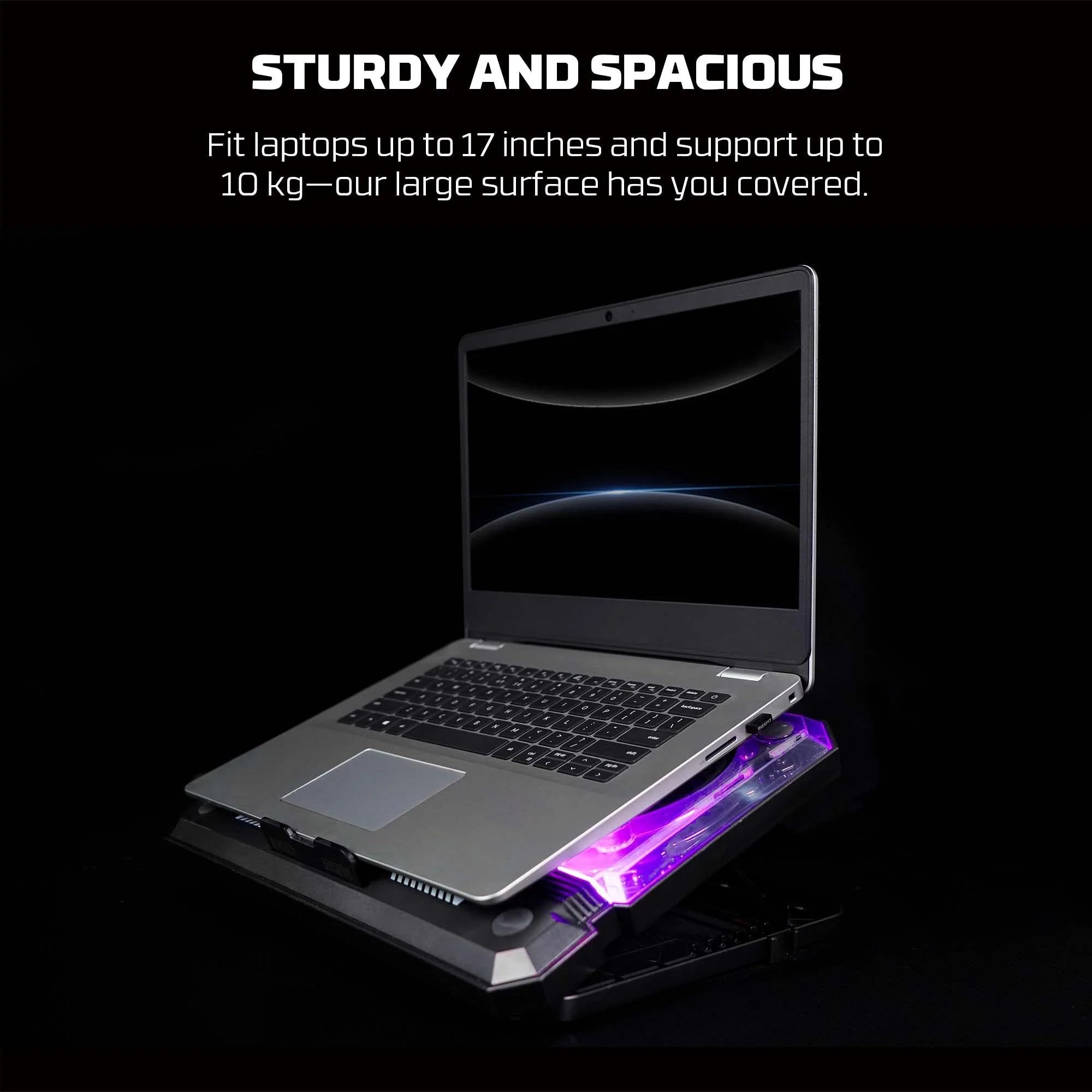 Fantech nc21 laptop cooler - high-performance notebook cooling pad - cooling stands