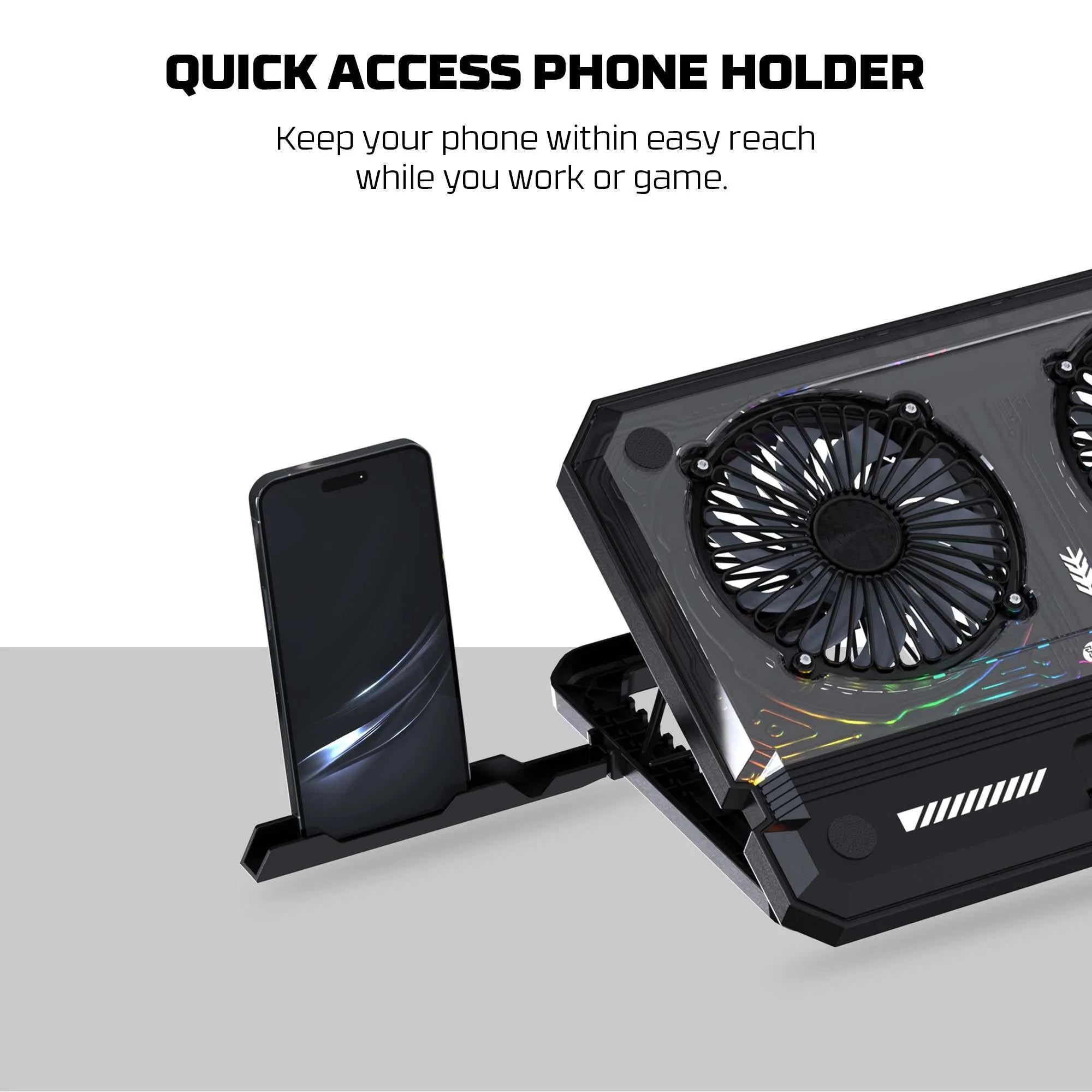 Fantech nc21 laptop cooler - high-performance notebook cooling pad - cooling stands