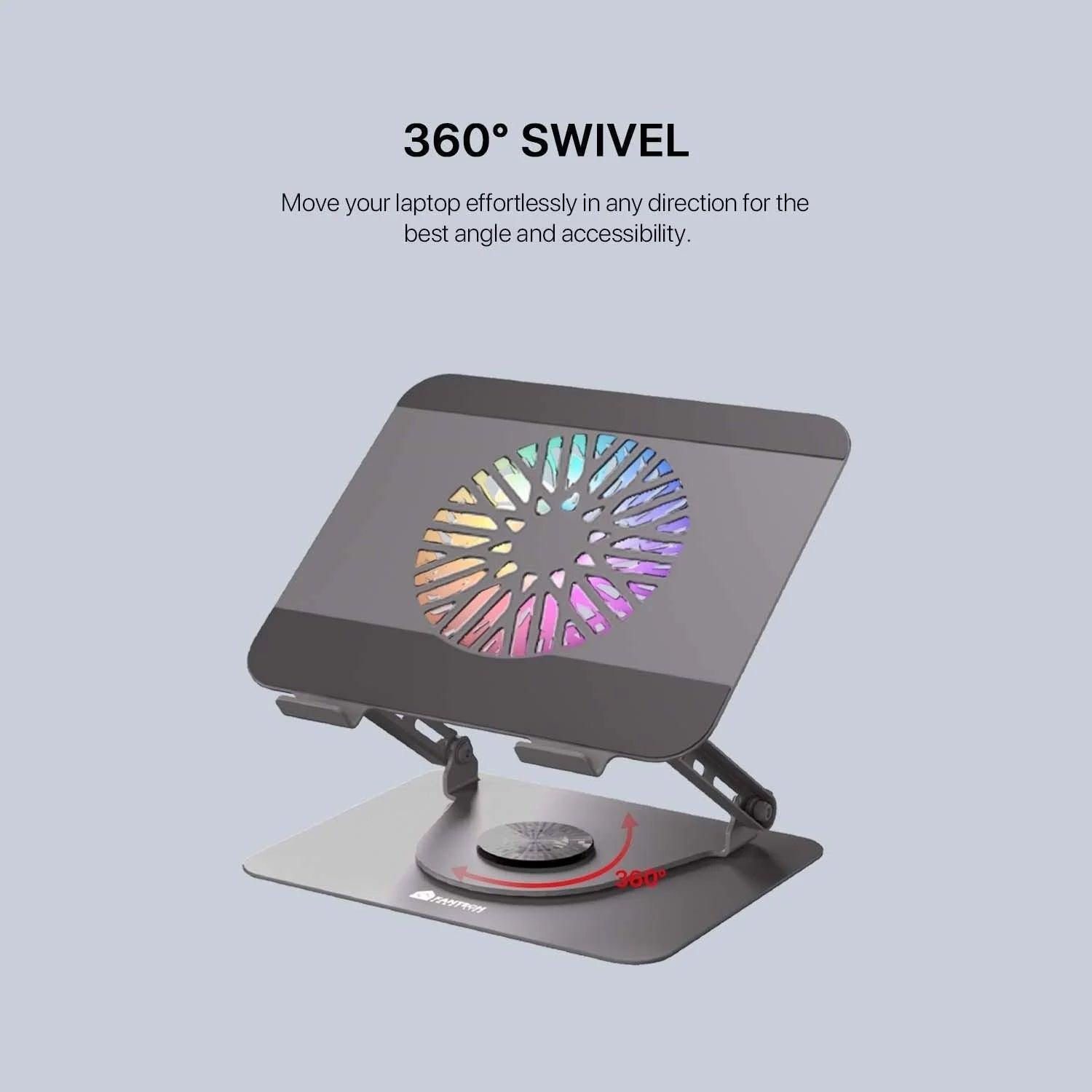 Fantech nc30 notebook stand and cooling fan rgb - cooling stands