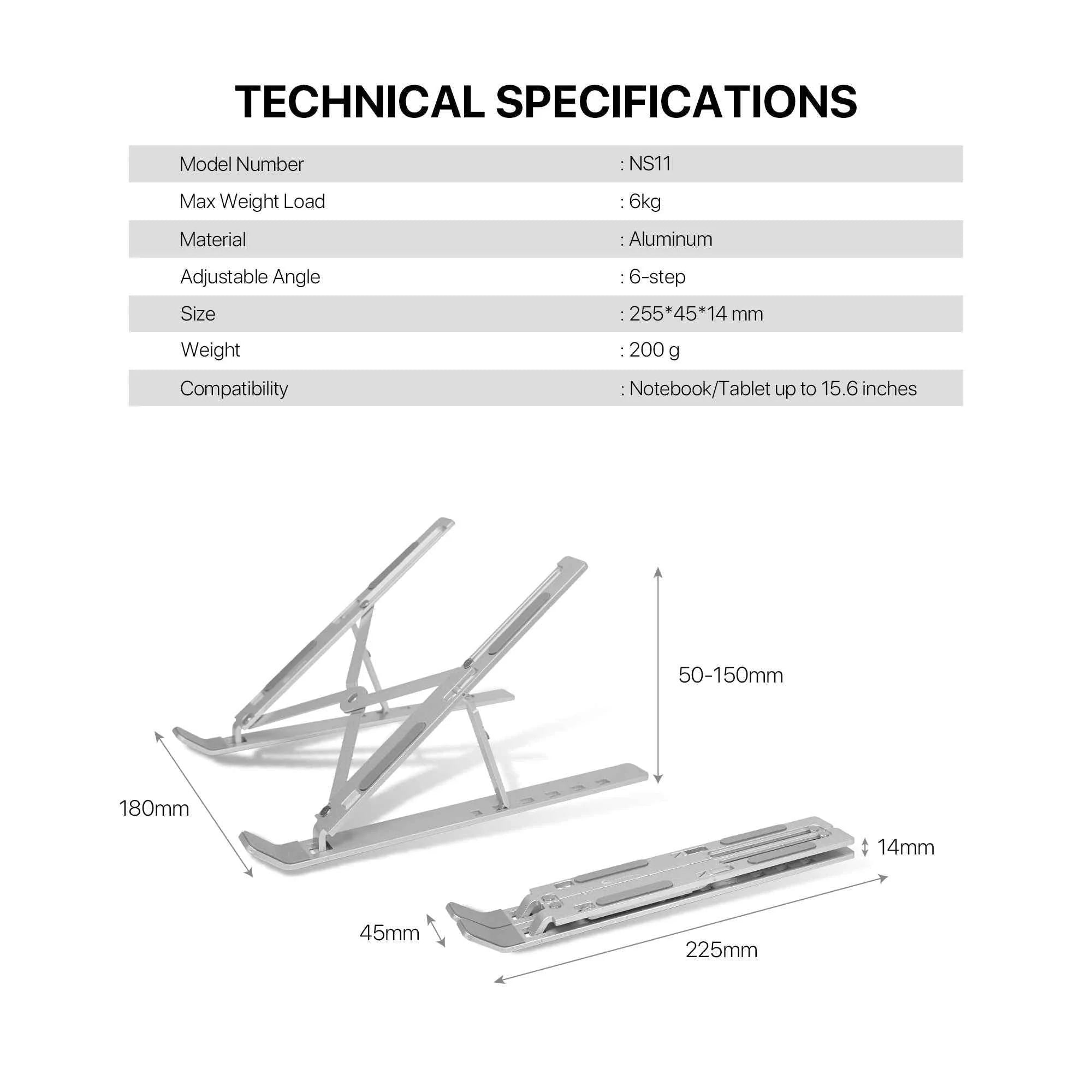 Fantech ns11 laptop stand - cooling stands