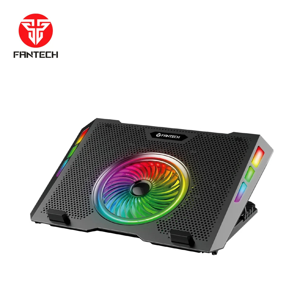 Fantech rgb laptop cooling pad nc20 for enhanced performance and style - cooling stands