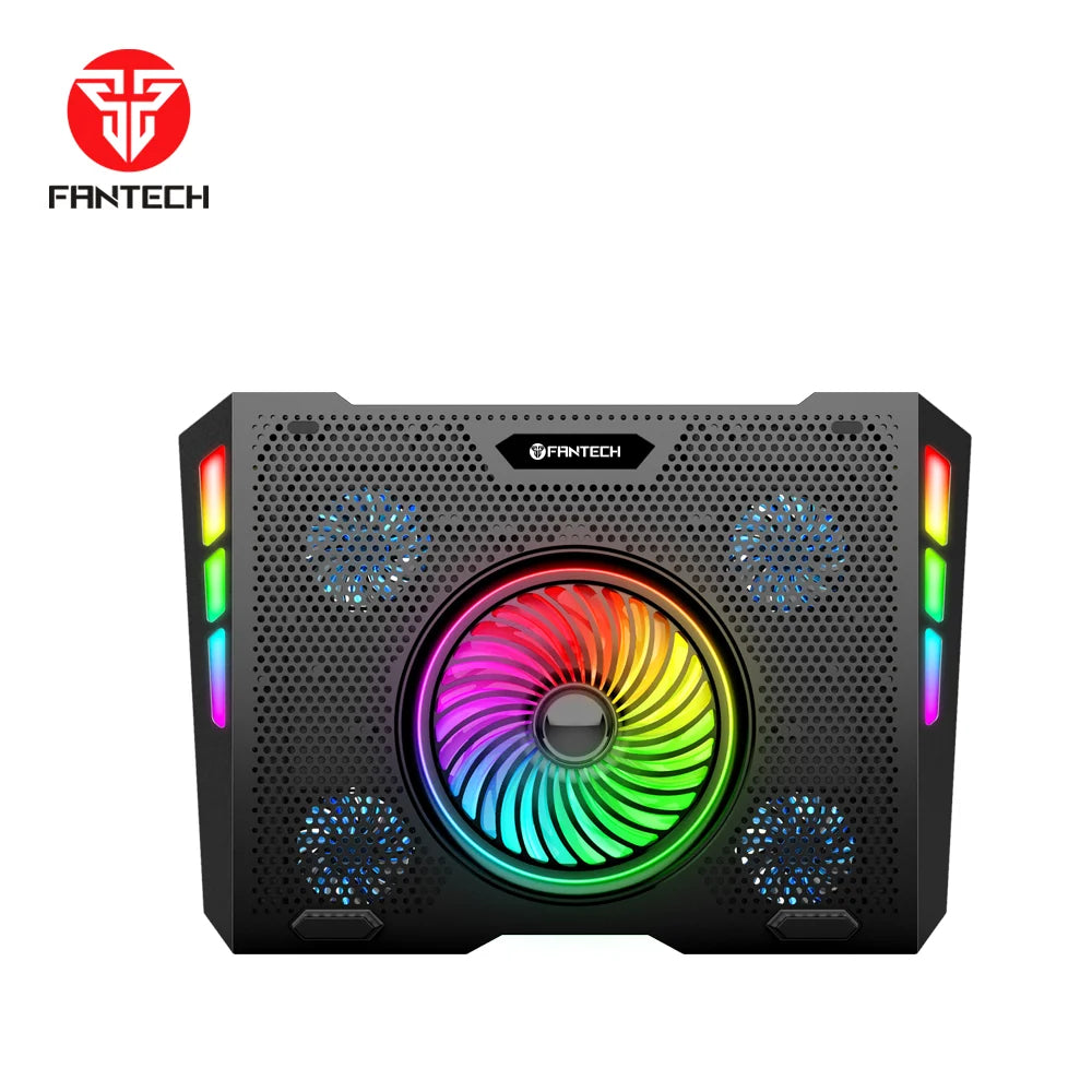 Fantech rgb laptop cooling pad nc20 for enhanced performance and style - cooling stands