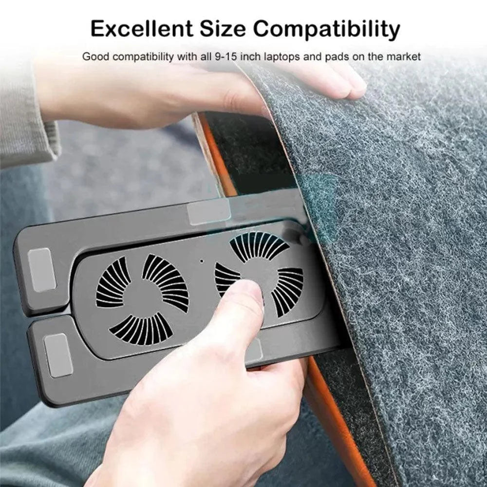 Multi position foldable bracket laptop cooler tablet stand h688 - cooling stands