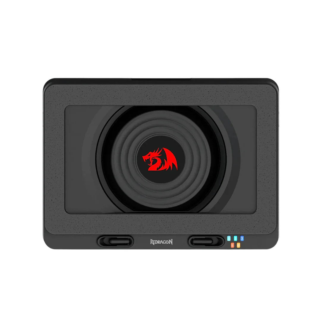 Redragon windseeker laptop cooler gcp512 - ultimate rgb turbo fan cooling solution - cooling stands
