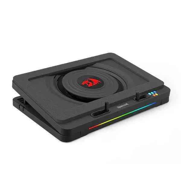 Redragon windseeker laptop cooler gcp512 - ultimate rgb turbo fan cooling solution - cooling stands