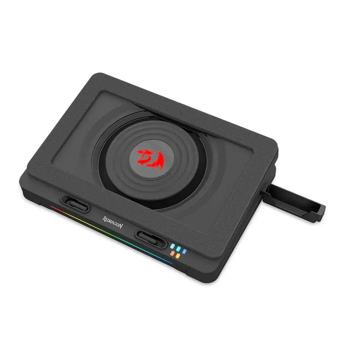 Redragon windseeker laptop cooler gcp512 - ultimate rgb turbo fan cooling solution - cooling stands