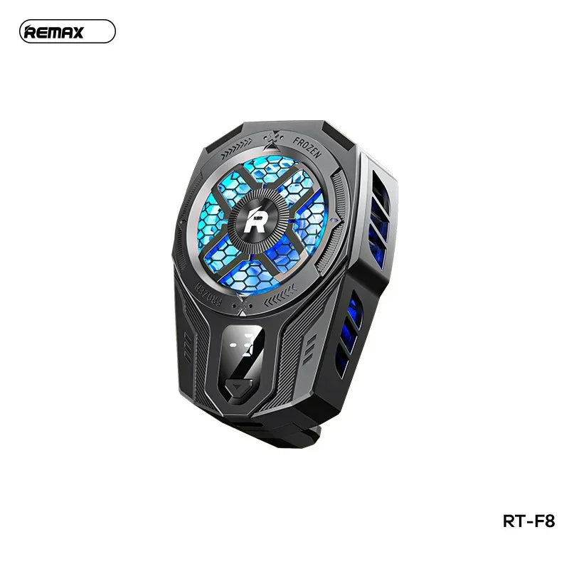 Remax rt-f8i clamp phone cooler black - efficient cooling for your device - cooling stands