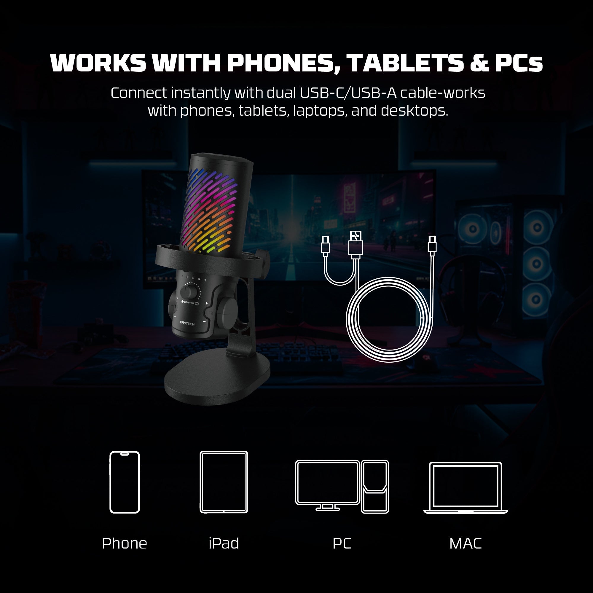 Fantech MCX04 Leviosa Aura Condenser Microphone