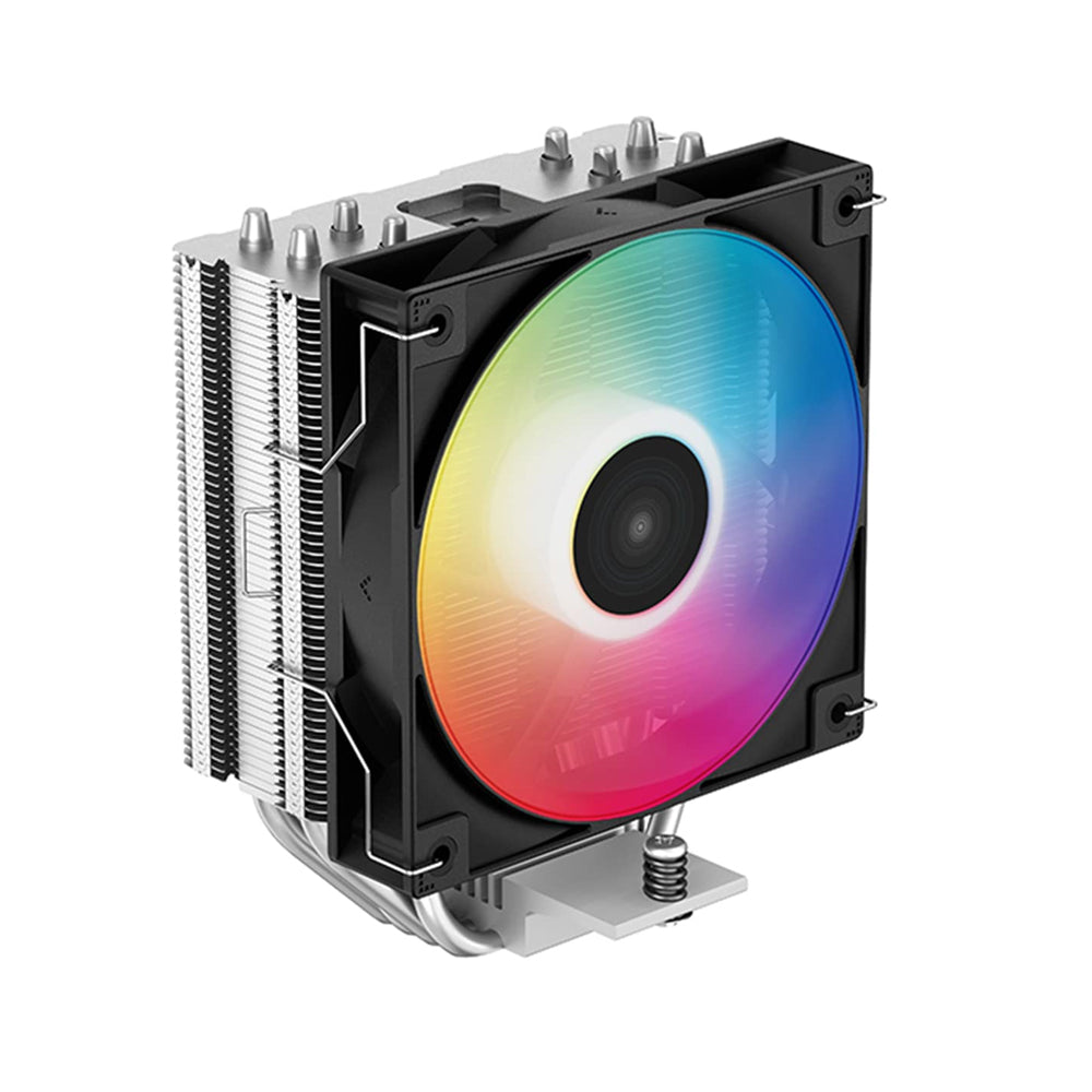 Deepcool Ag400 Bk Argb Single Tower 120mm Cpu Cooler - Gameonjo