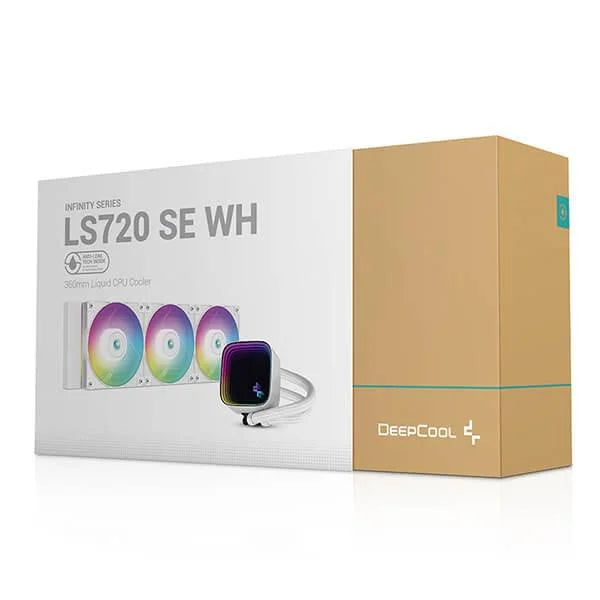 Deepcool ls720 se liquid cpu cooler - efficient cooling solution for high performance - white