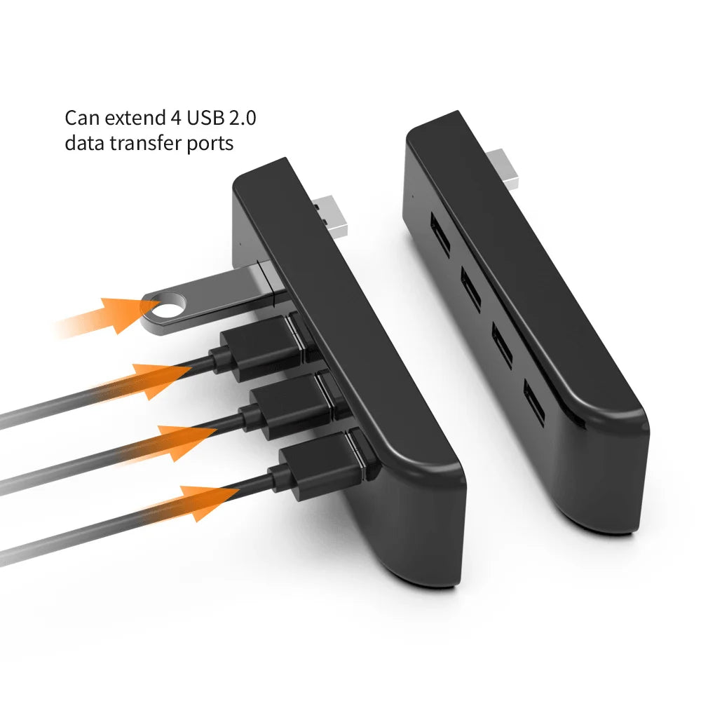 Dobe 1-to-4 usb 2.0 hub for ps5 gaming console tp5-0576 - console | ps5 essentials