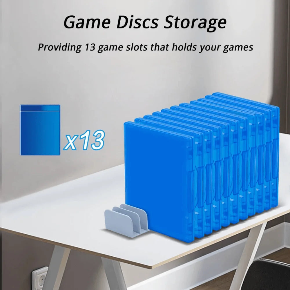 Dobe headset storage set with game disc rack for ps5 (tp5-2509) - console | ps5 essentials