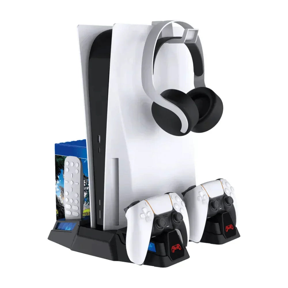Dobe ps5 cooling controller dual charging stand - playstation headsets & accessories