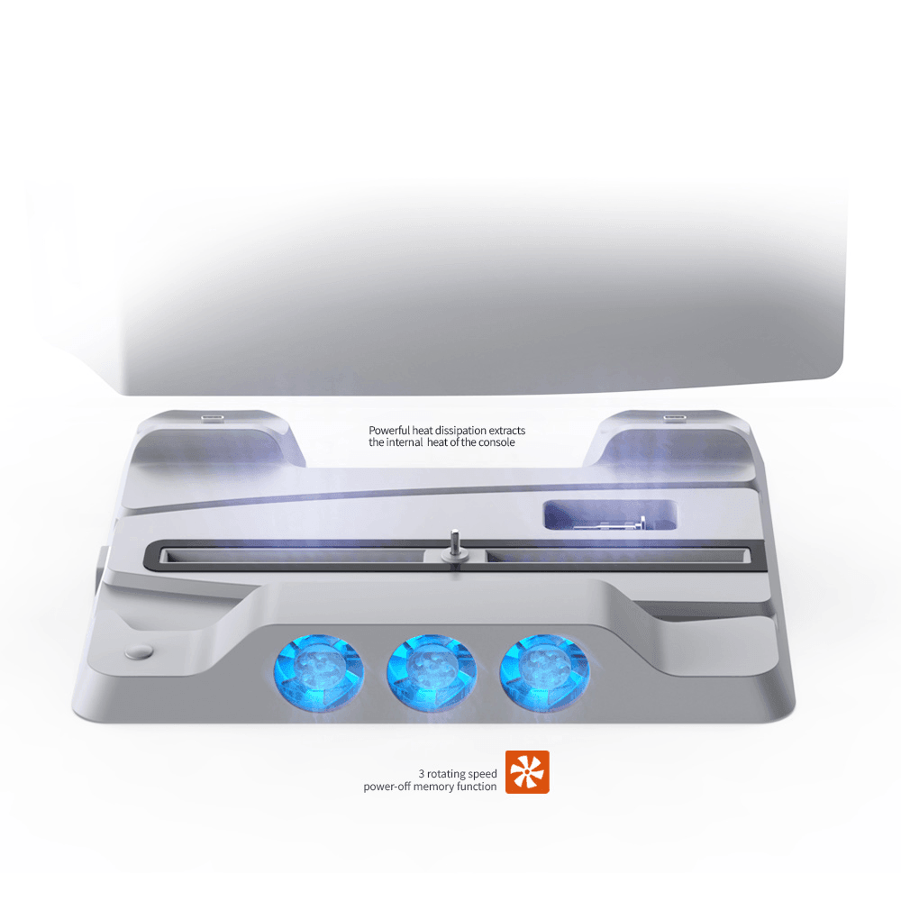 Dobe Tp5-1507 Multi-function Cooling Fan Base for Ps5 Console - Gameonjo - Video Games and PC Gaming Store in Jordan