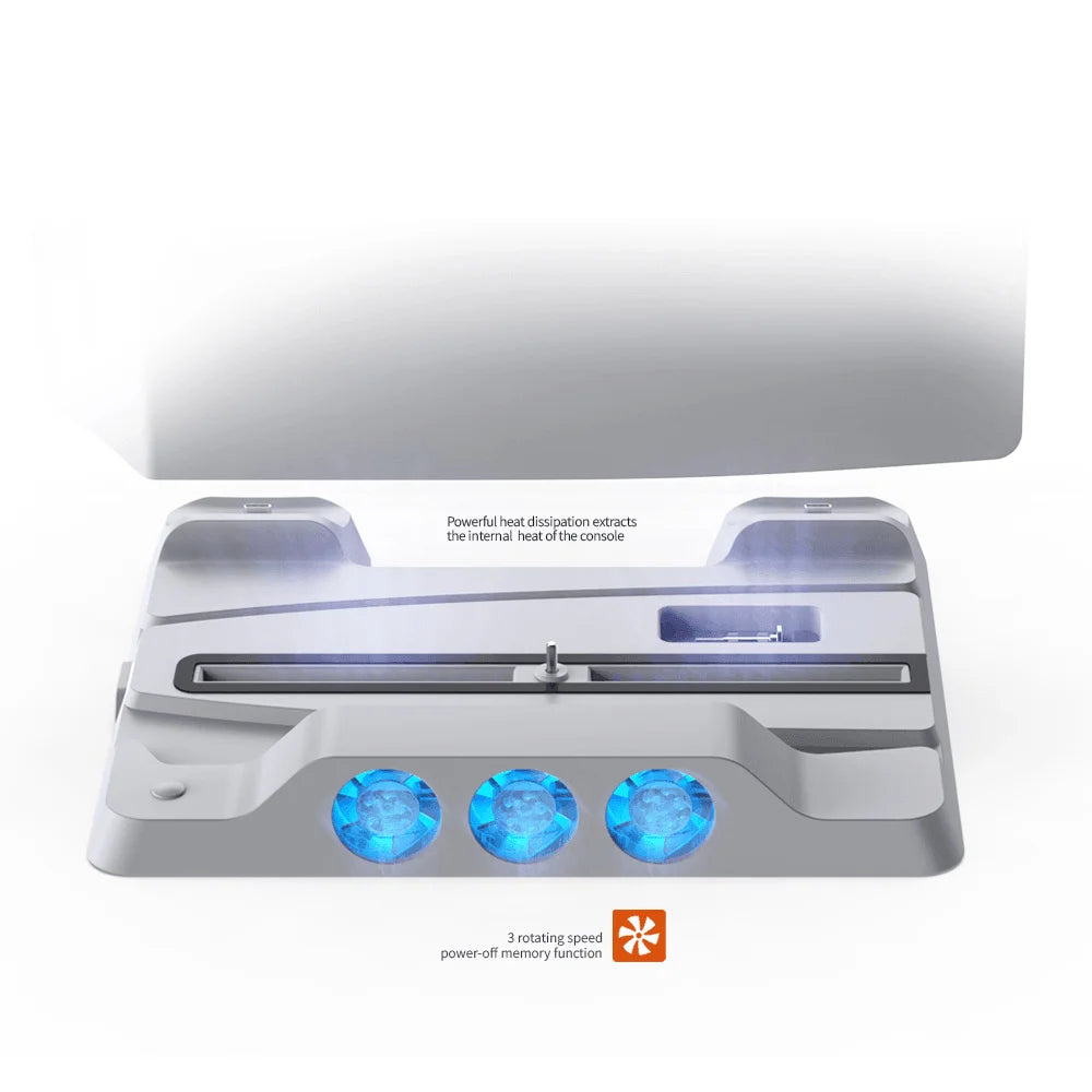 Dobe tp5-1507 multi-function cooling fan base for ps5 console - console | ps5 essentials