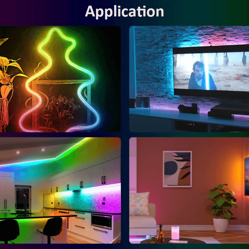 Dream Color Led Strip Lights with Remote Controller Waterproof - Gameonjo