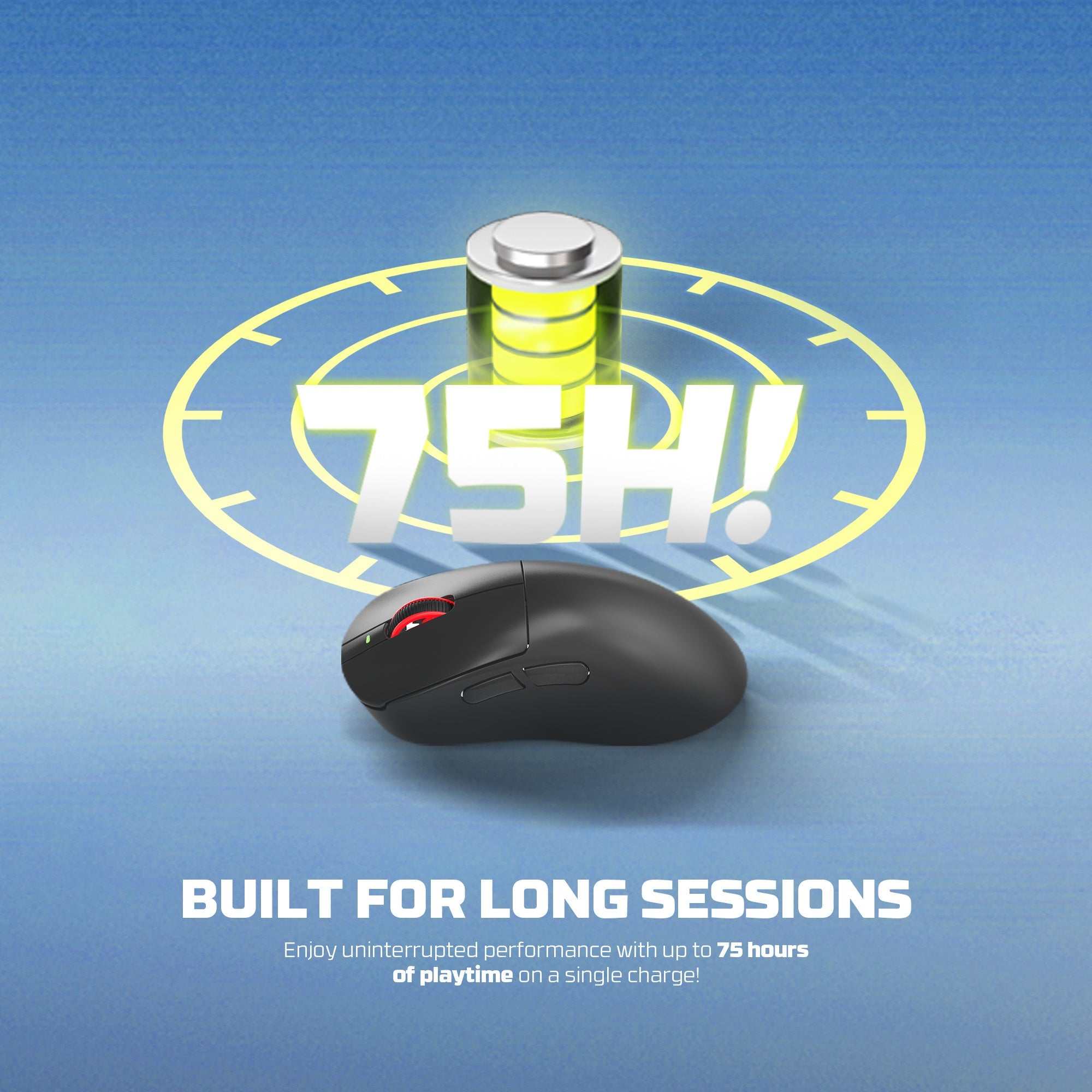 FANTECH WG14P Lightweight Wireless Gaming Mouse PAW3950 Sensor 8KHz Polling Mice With RGB Charging Dock For FPS Gamers