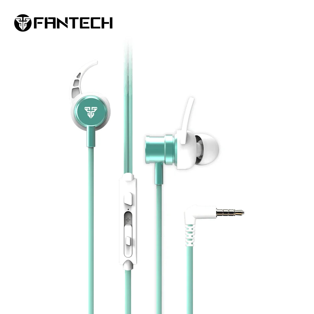 Fantech eg3 wired earbuds mint editon - audio | earphone