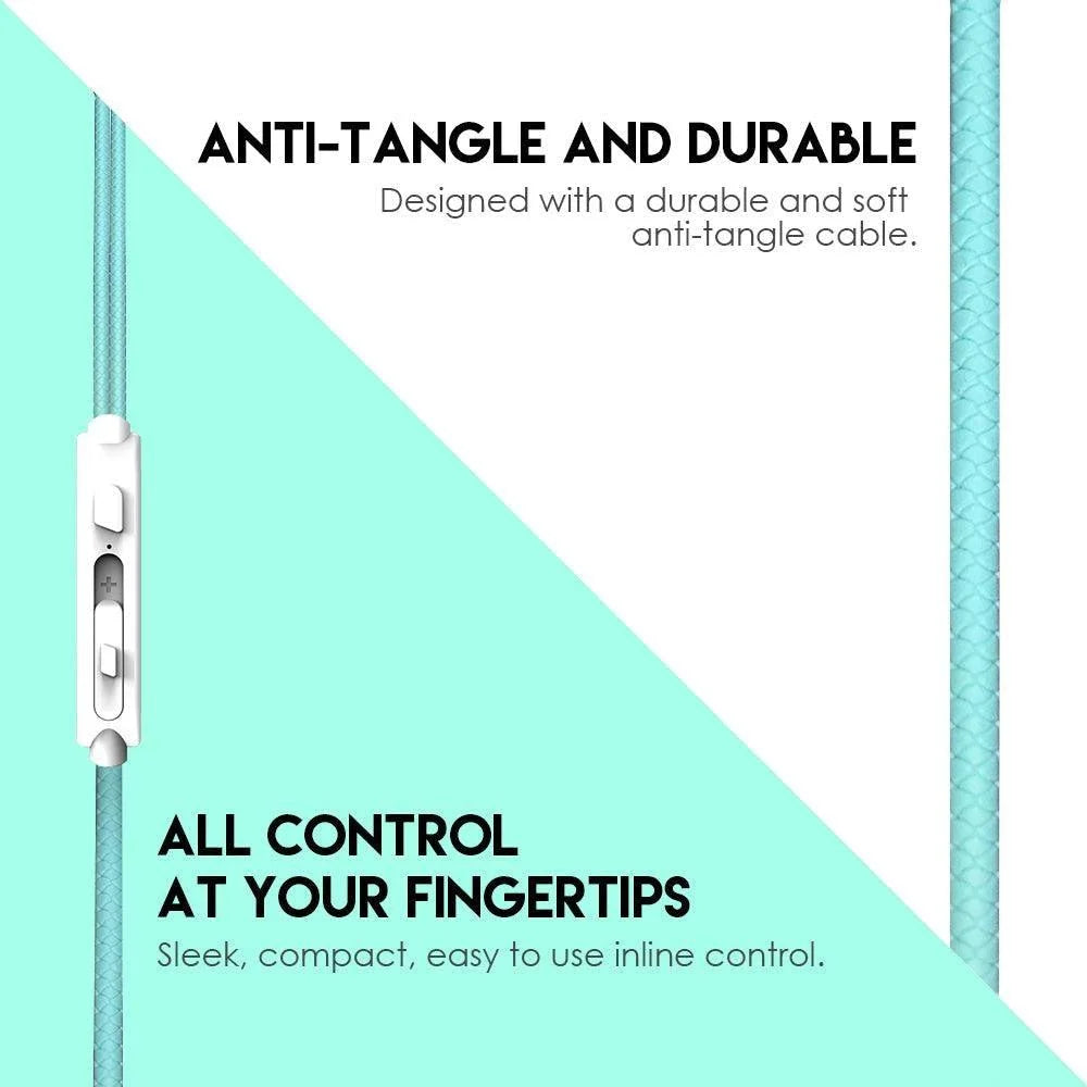 Fantech eg3 wired earbuds mint editon - audio | earphone